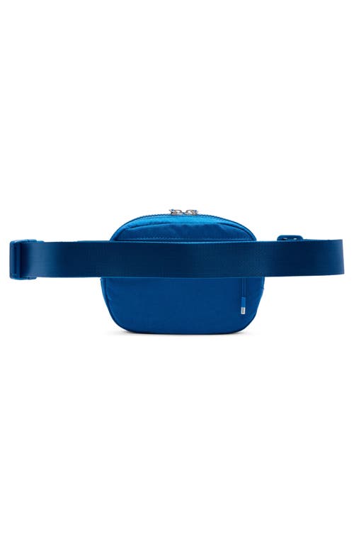 Shop Nike Aura Belt Bag In Court Blue/blue/matte Silver