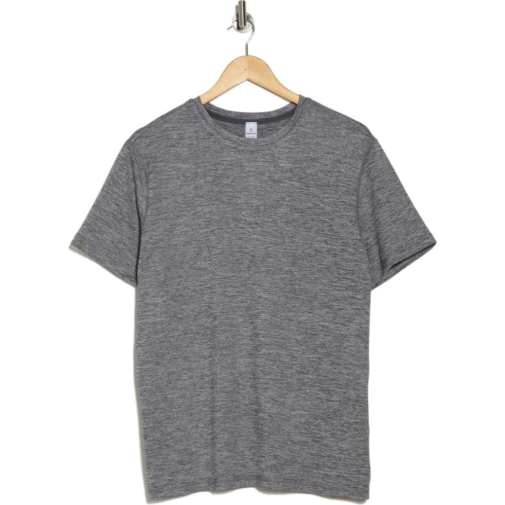 90 Degree By Reflex Nomad Mesh Short Sleeve T-shirt In Heather Black