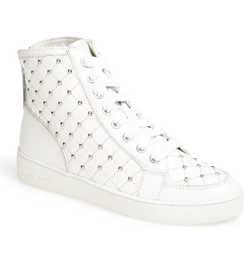 MICHAEL Michael Kors 'Keaton' Studded High Top Sneaker | Nordstrom