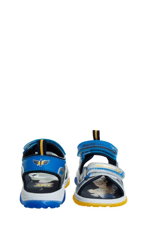 Josmo Kids' Disney Toy Story Sandal In Blue/silver