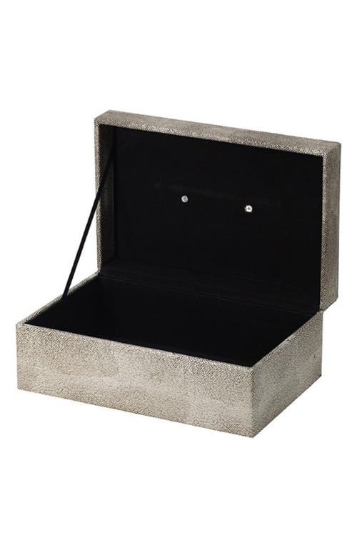 Shop R16 Home Mamba Stingray Embossed Box In Grey/gold