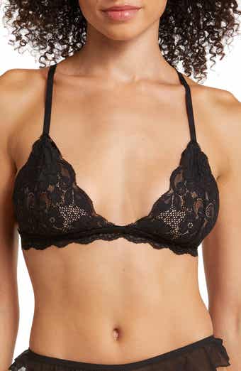 hanky panky Women's Peek-a-Boo Bralette, Black/Red, Small : :  Clothing, Shoes & Accessories