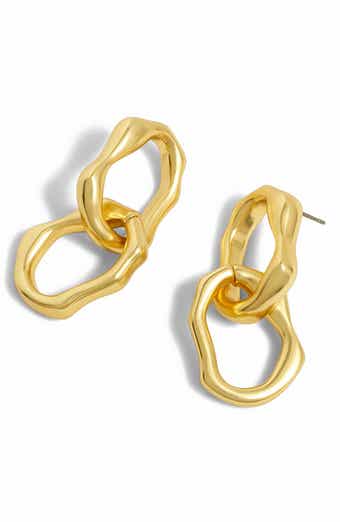 Madewell gold 2025 hoop earrings