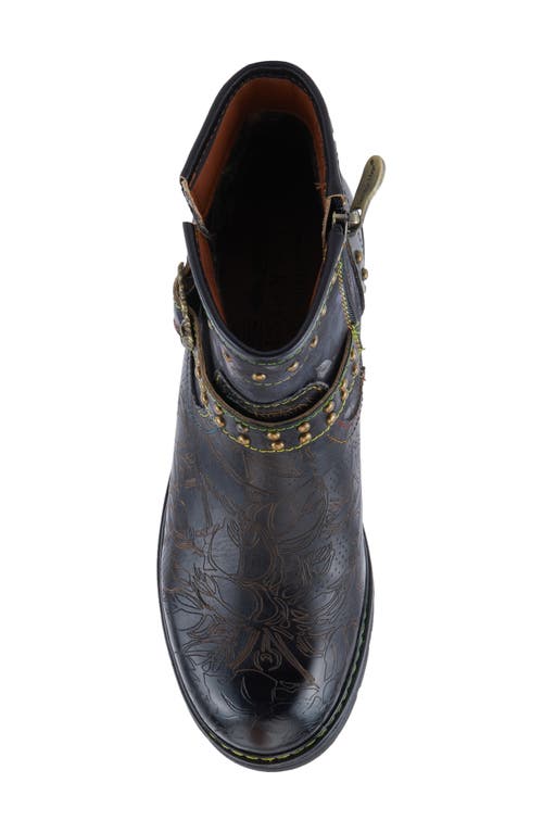 L'artiste By Spring Step Branchout Platform Bootie In Black Multi
