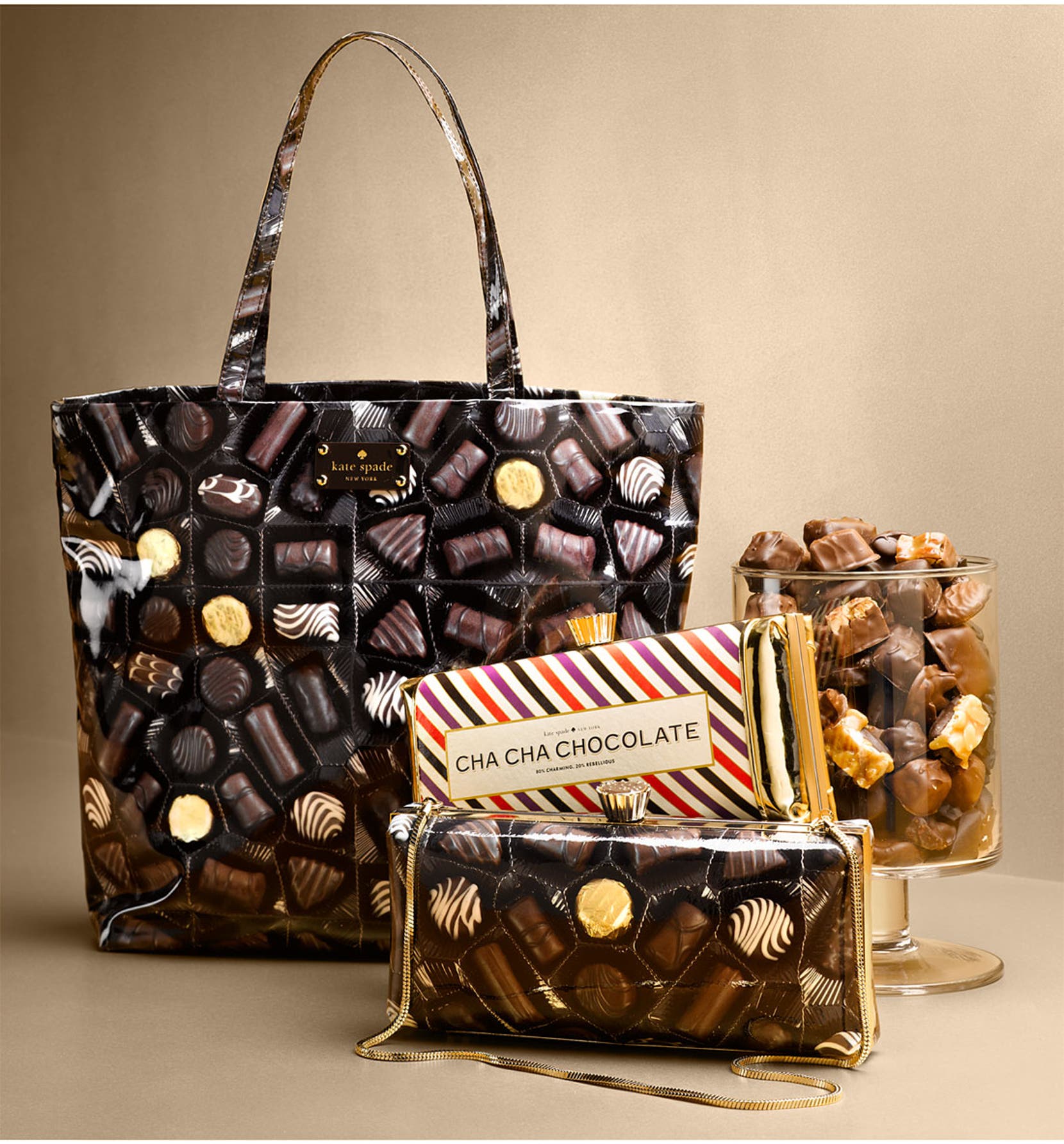 Cha Chocolate Hazel Frame Shoulder Bag