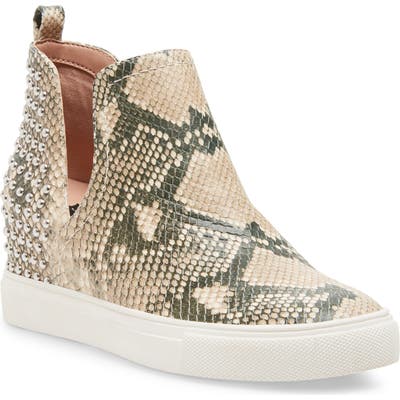 Steven By Steve Madden Chloey Hidden Wedge Sneaker, Brown