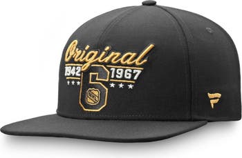 NHL Fanatics Branded Original Six Snapback Hat - Black