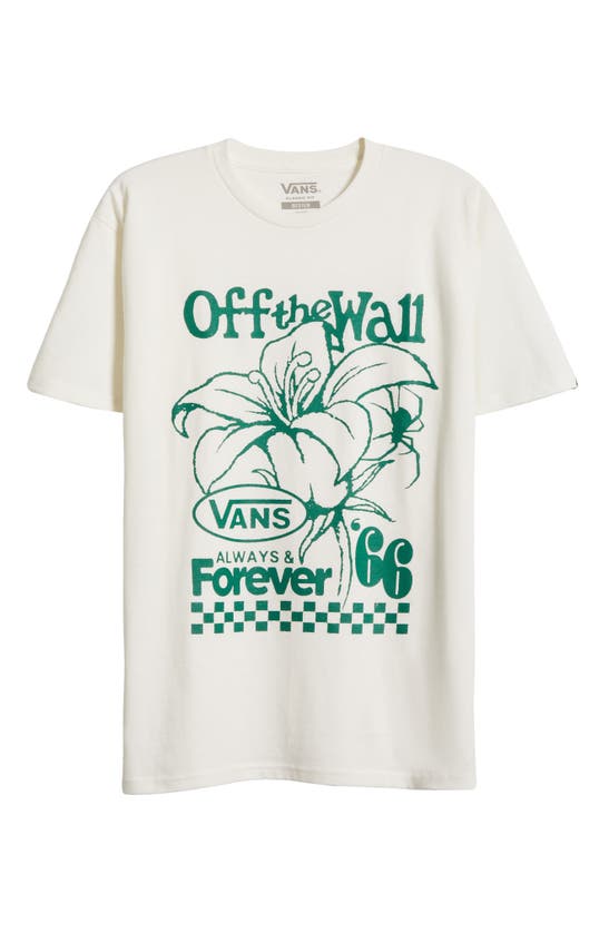 Vans Petal & Pest Cotton Graphic T-shirt In Marshmallow