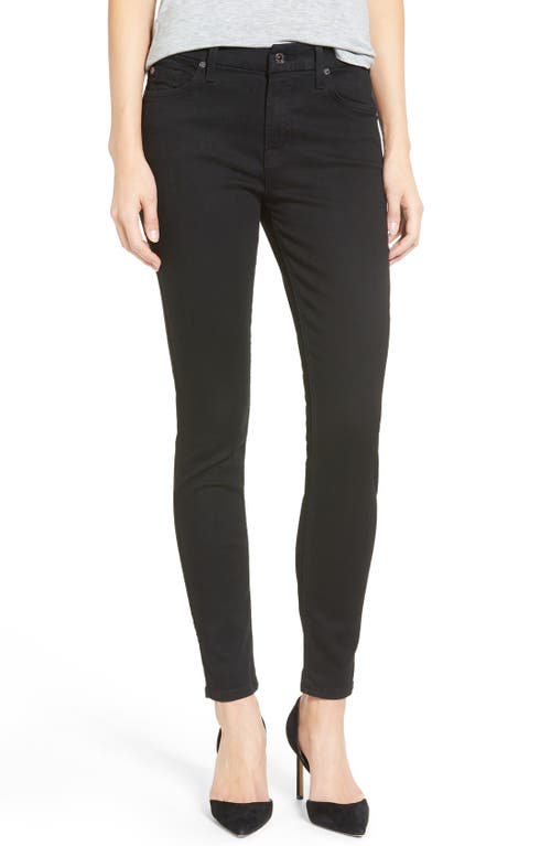 7 For All Mankind b(air) Ankle Skinny Jeans in Black