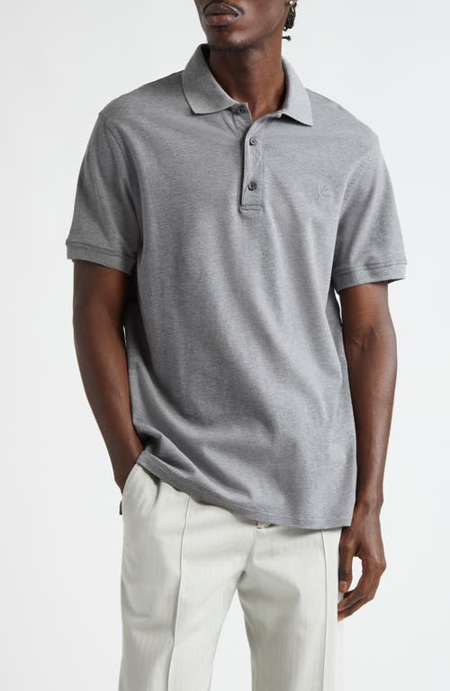 ISAIA The Logo Polo in Grey 