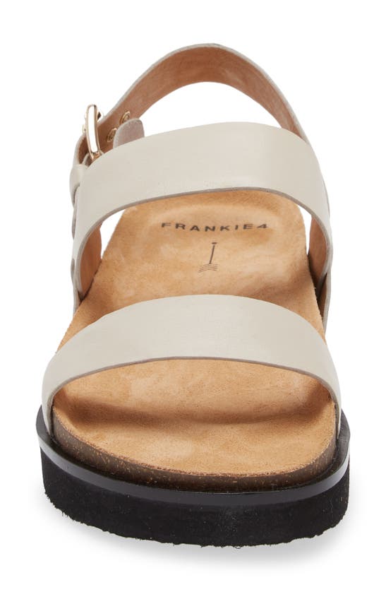 Frankie4 Hunter Slingback Sandal In Bone/ Black