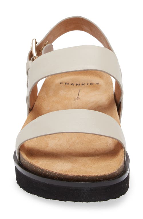 Frankie4 Hunter Slingback Sandal In Bone/black