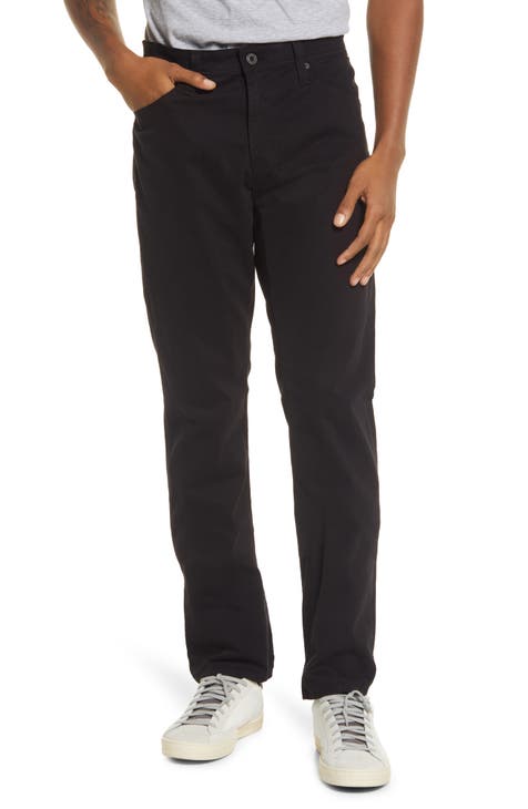 Everett Sueded Stretch Sateen Slim Straight Leg Pants (Regular, Big & Tall) (Nordstrom Exclusive)