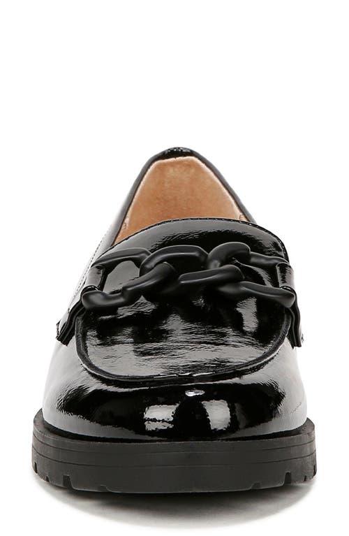 Shop Lifestride London 2 Chain Loafer In Shiny Black