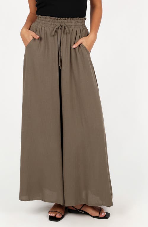 Petal & Pup Arden Wide Leg Pants in Olive 