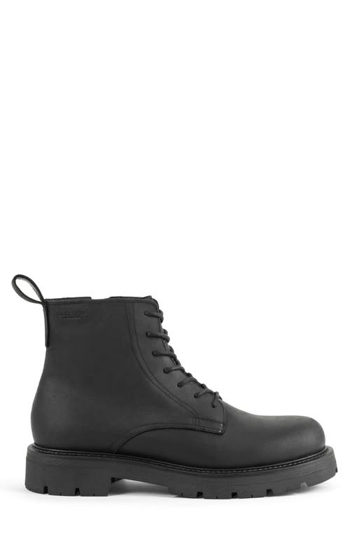 Shop Vagabond Shoemakers Cameron Lace-up Boot In Off Black