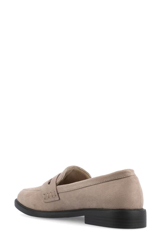 Shop Journee Collection Raichel Penny Loafer In Stone