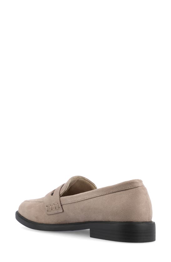 Journee Collection Raichel Penny Loafer In Stone