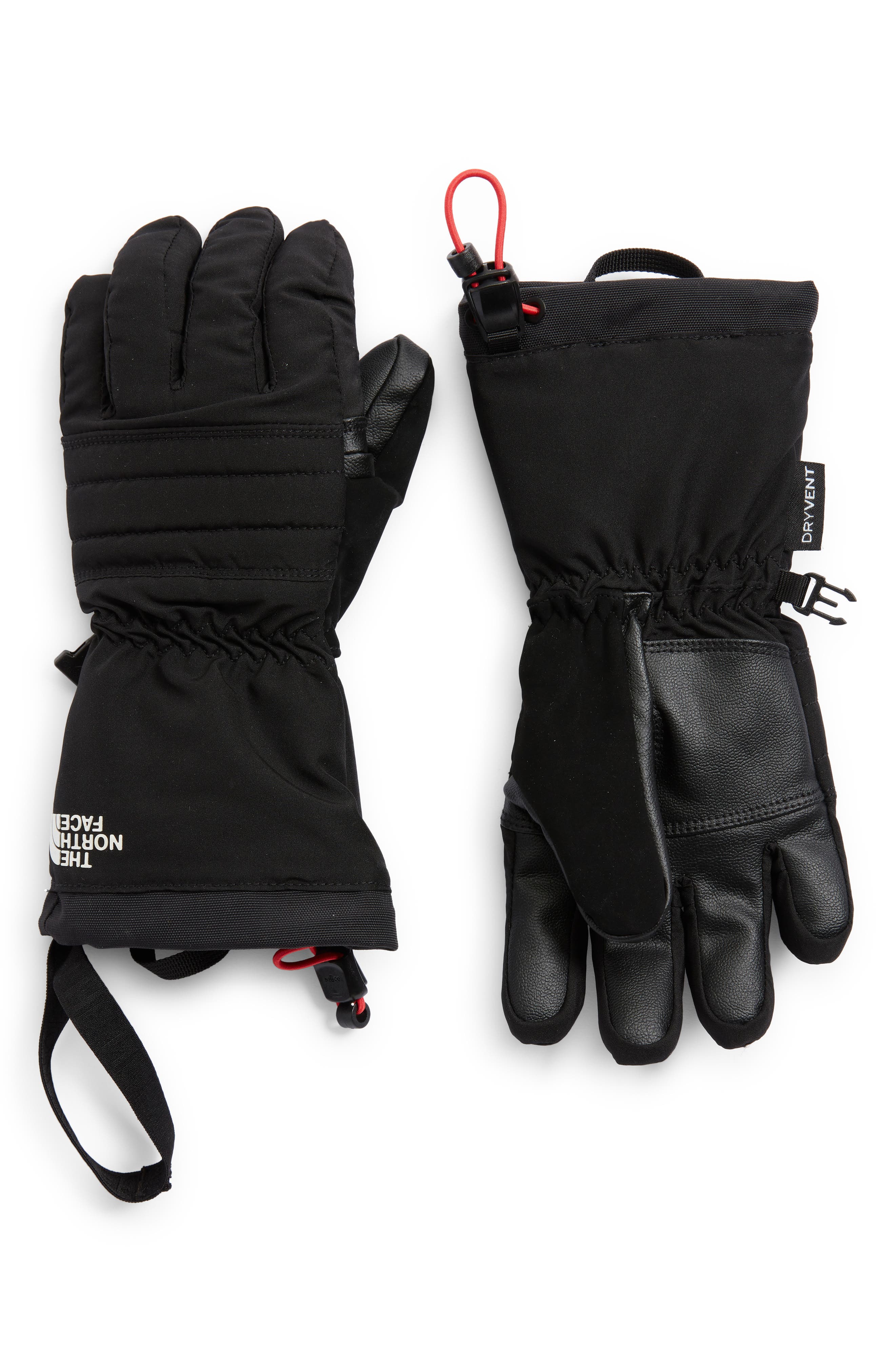 north face kids ski gloves
