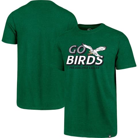 Men's '47 Kelly Green Philadelphia Eagles Throwback Club T-Shirt
