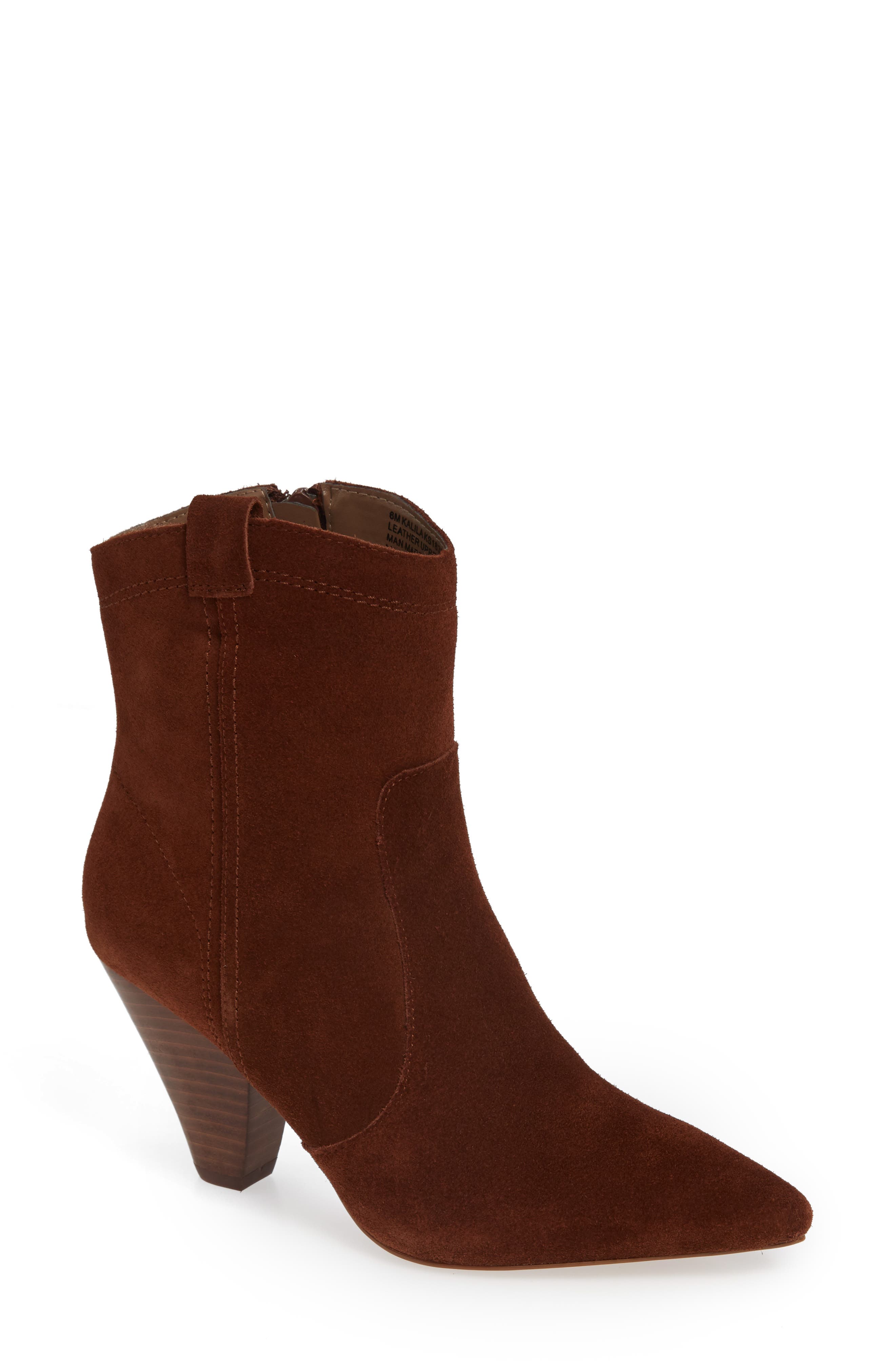 Kensie Kalila Pointy Toe Bootie- Brown