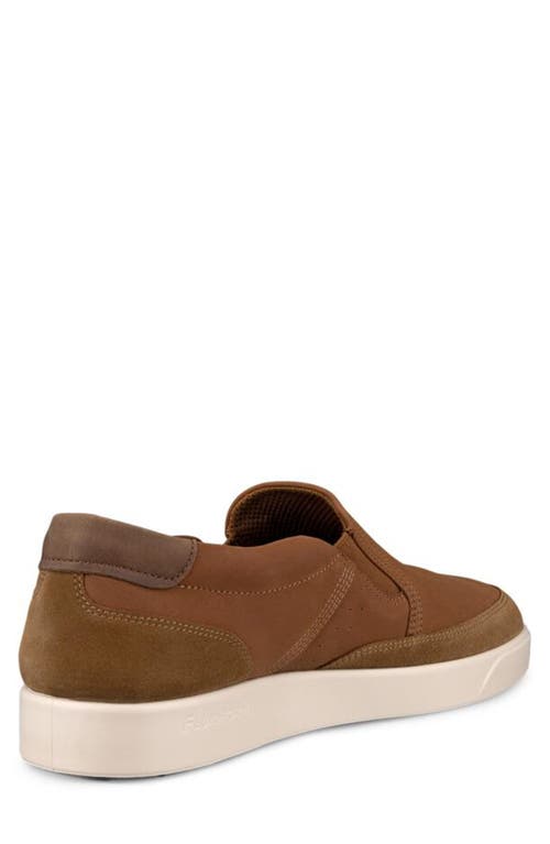 Shop Ecco Street Lite Slip-on Sneaker In Camel/camel/cocoa Brown