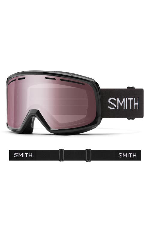 Smith Range 154mm Snow Goggles in Black /Ignitor Mirror