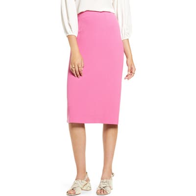 Halogen Knit Pencil Skirt, Pink