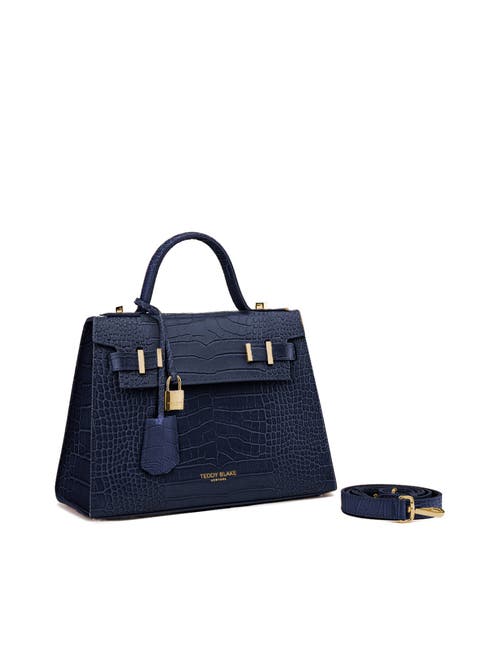 Teddy Blake Ava Croco  11" In Blue Jeans