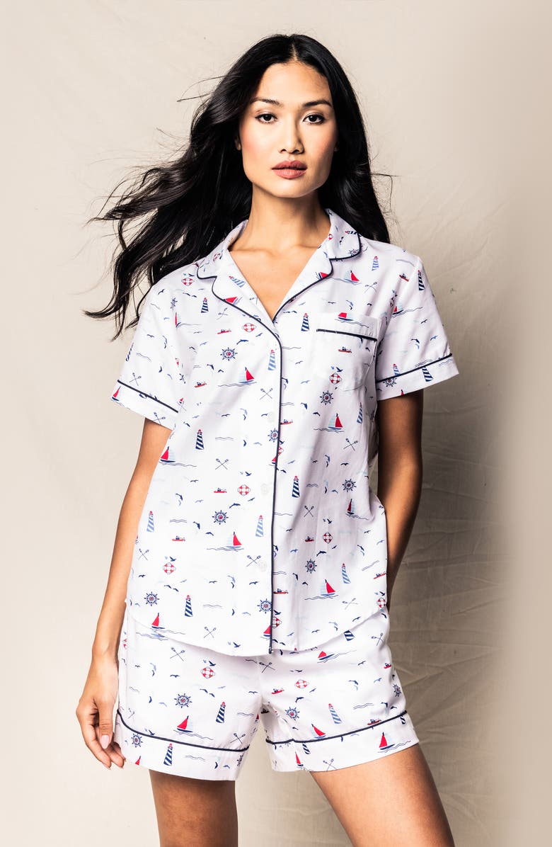 Petite Plume Sail Away Cotton Short Pajamas | Nordstrom