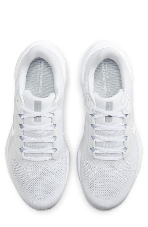 Shop Nike Air Zoom Pegasus 41 Running Shoe In White/platinum/silver