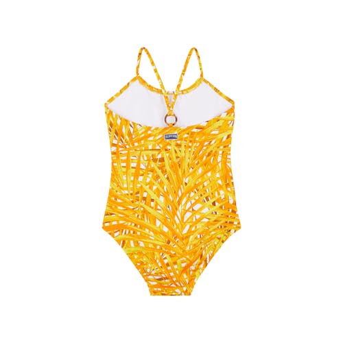 Vilebrequin Gazette Printed Swimsuit In Mangue