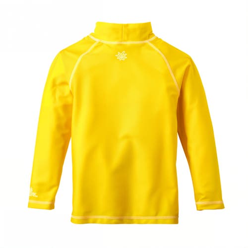 Shop Uv Skinz Long Sleeve Sun & Swim Shirt In Cyber Yellow