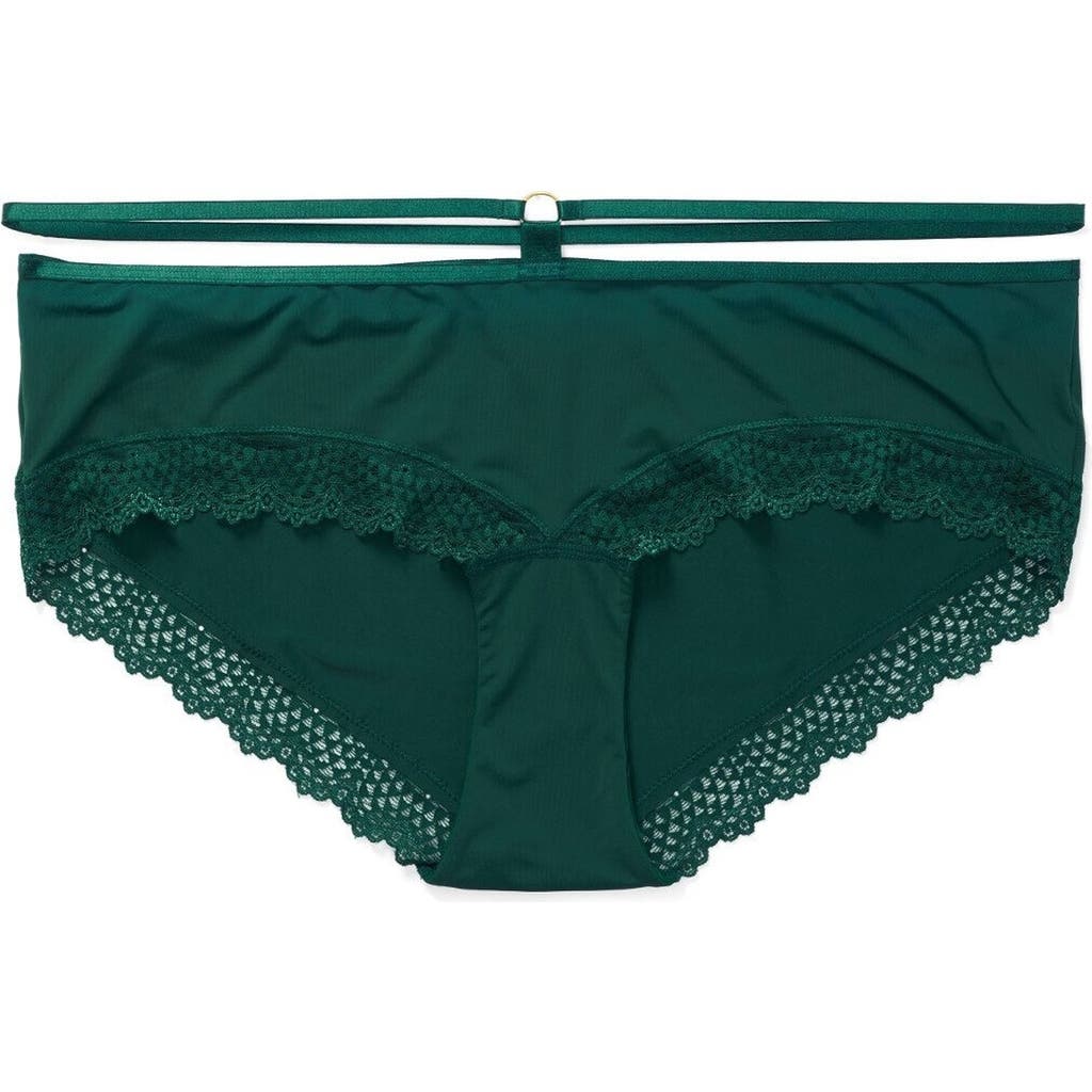 Adore Me Marca Hipster Panties In Dark Green