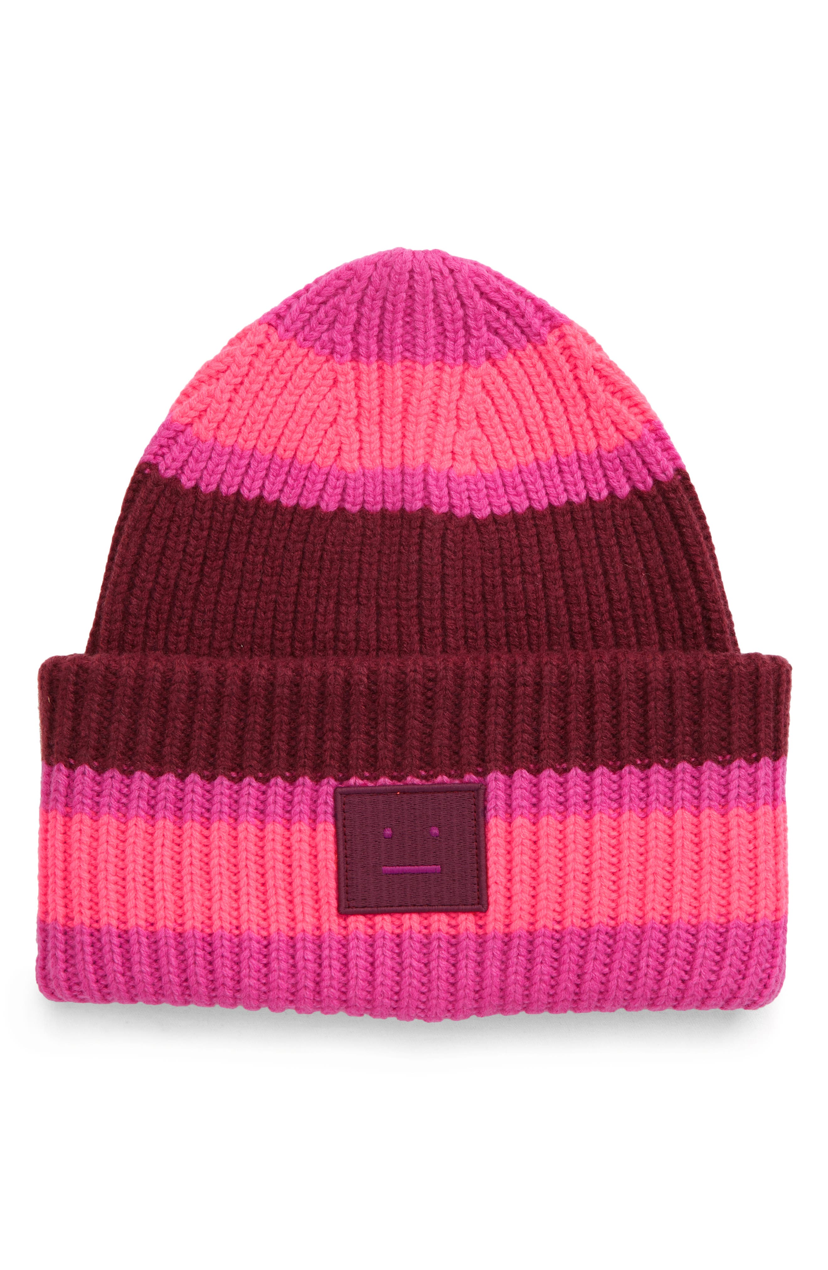pink beanie hat
