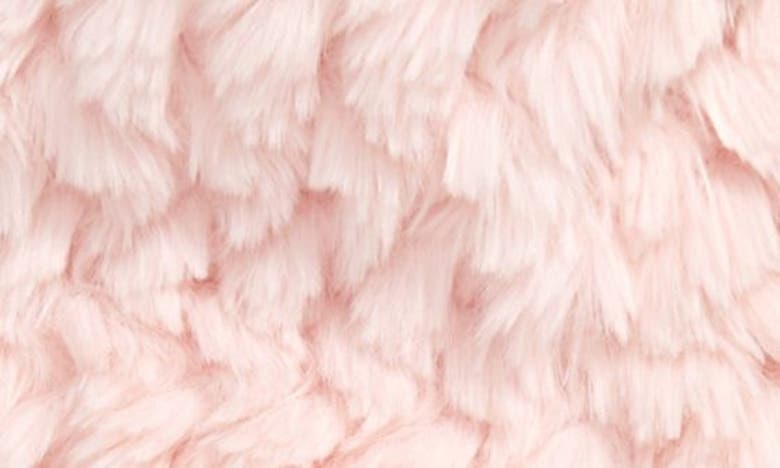 Shop Stephan & Co. Kids' Faux Fur Bucket Hat & Gloves Set In Pink