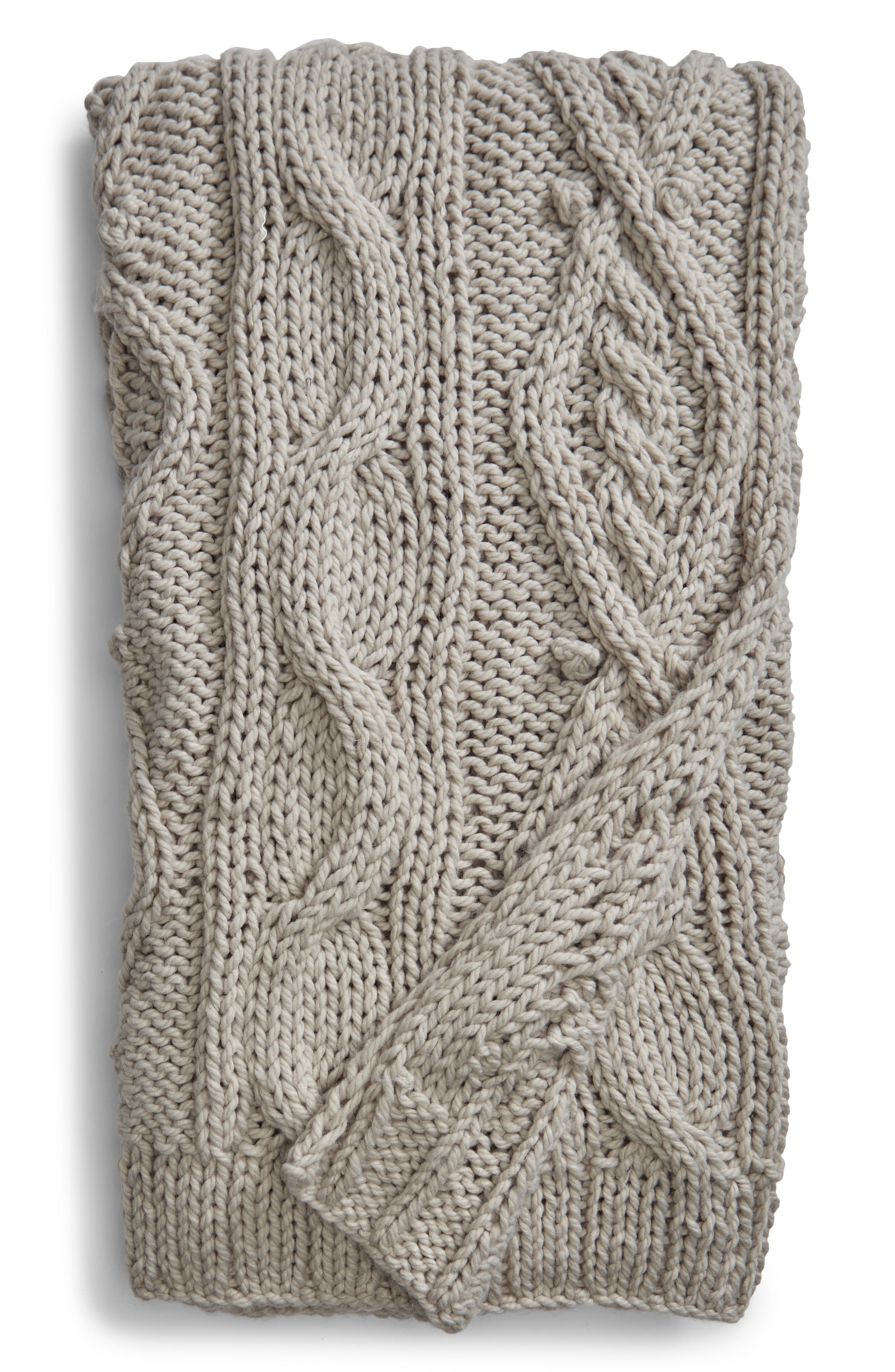 ugg chunky cable knit throw