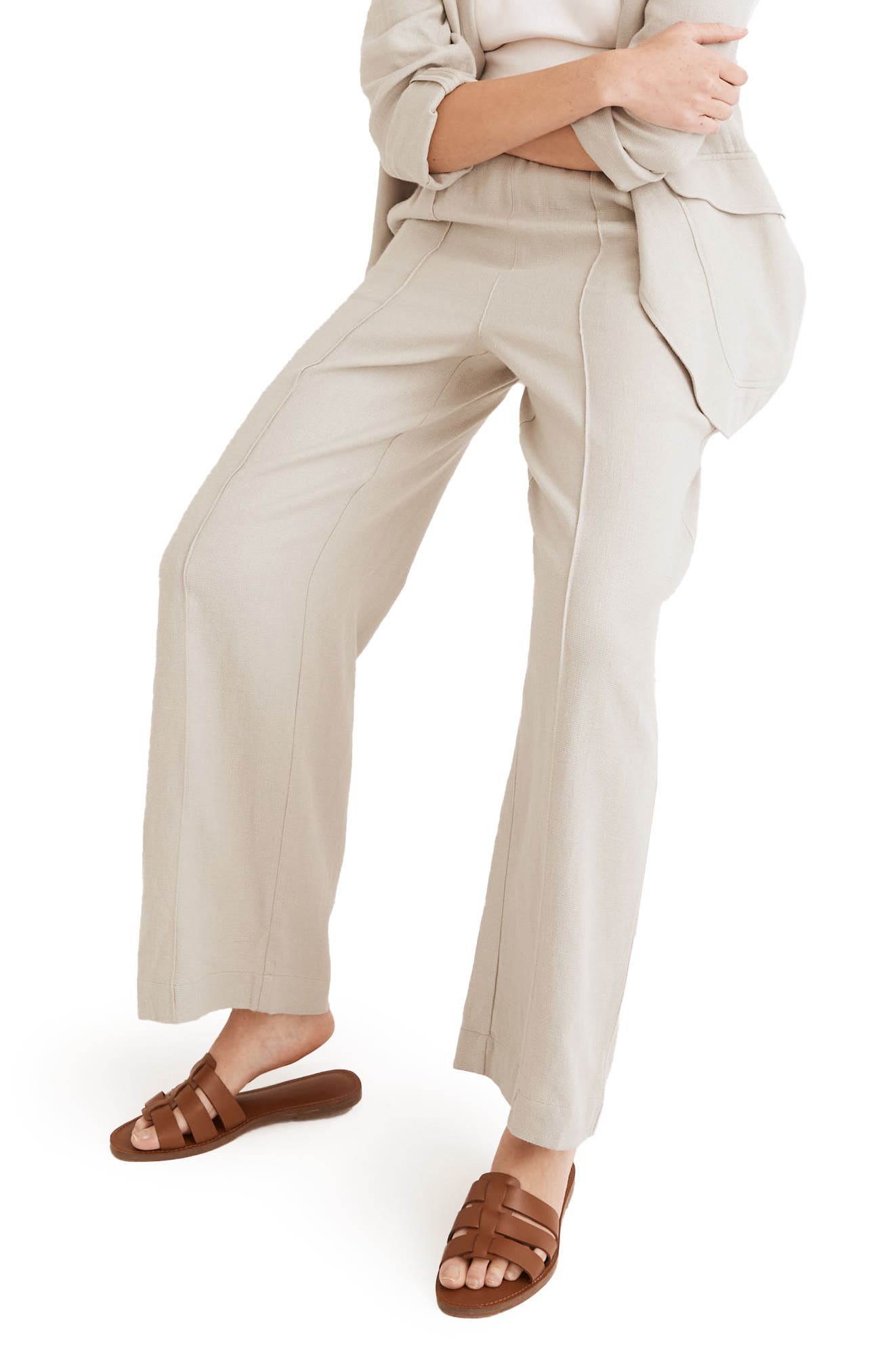 High Waist Straight Leg Pull-On 