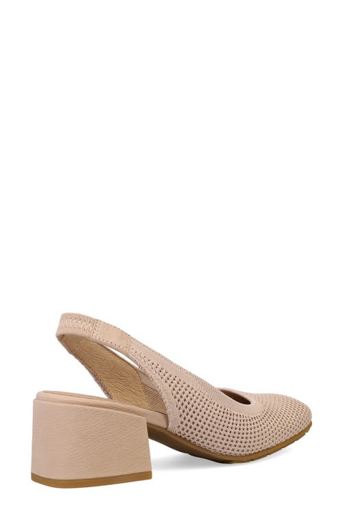 Shop Eileen Fisher Yarn Knit Slingback Pump In Blush