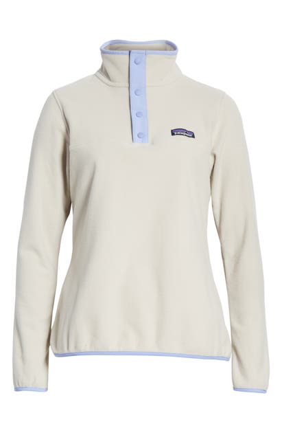 Patagonia Micro-d Snap-t Fleece Pullover In Pelican