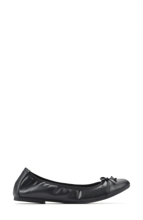 Shop White Mountain Footwear Sunnyside Ii Ballet Flat In Black/smooth