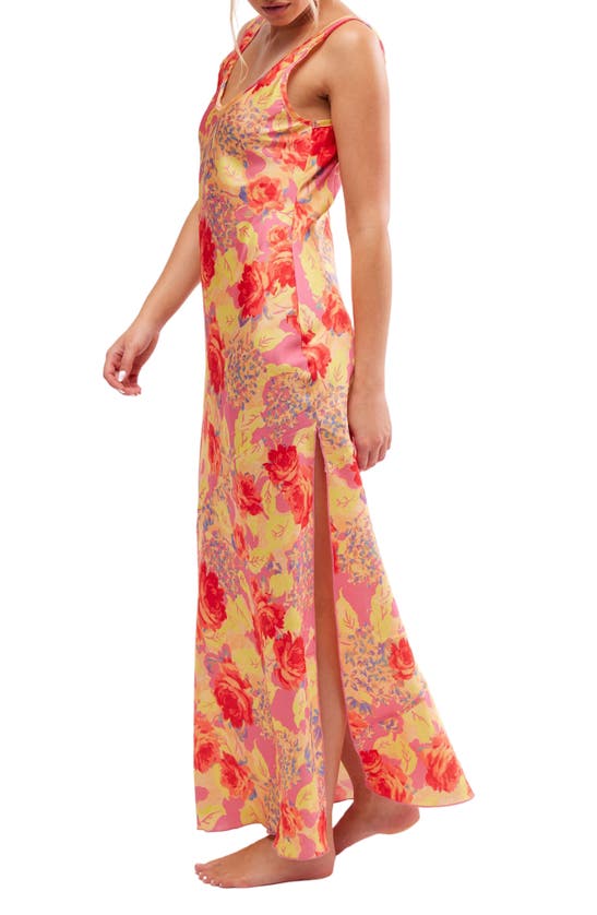 Shop Free People Worth The Wait Floral Maxi Dress In Fiesta Combo