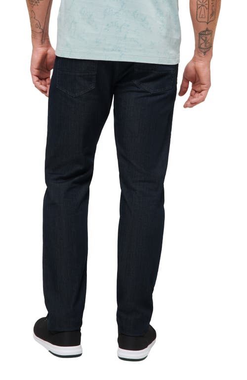 Shop Travismathew Legacy Featherweight Straight Leg Jeans In Dark Denim