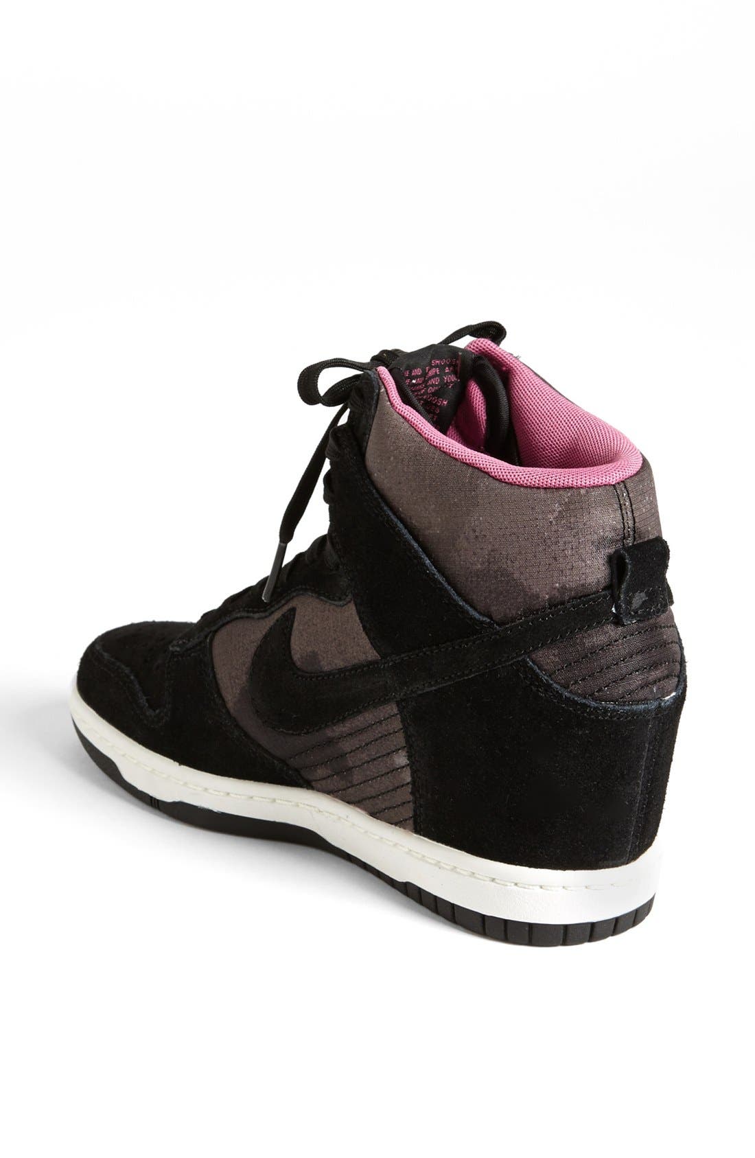 dunk sky hi essential womens fashion wedge shoes