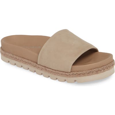 Jslides Espadrille Slide Sandal- Beige