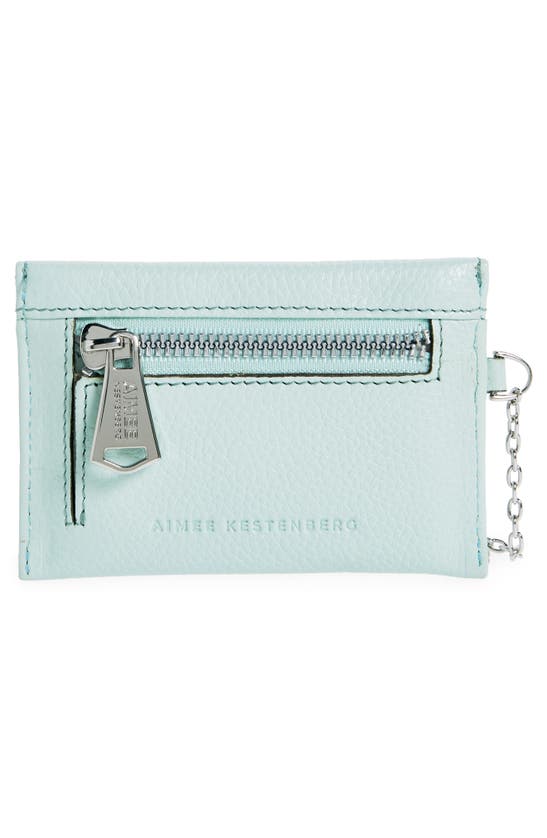 Shop Aimee Kestenberg Ashley Leather Pouch In Maine Blue