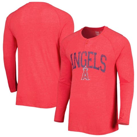 Concepts Sport Men's Royal Texas Rangers Inertia Raglan Long Sleeve Henley  T-shirt