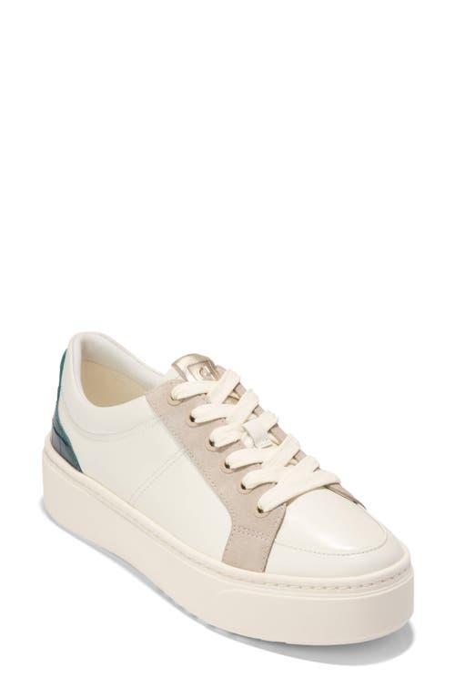 Shop Cole Haan Grandpro Max Platform Sneaker In Ivory/oat