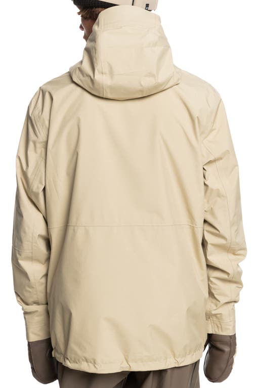 Shop Quiksilver Mission Gore-tex® Waterproof Warmflight® Insulated Jacket In Twill