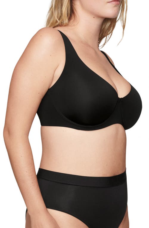 Shop Cuup The Scoop Underwire Microfiber Bra In Black